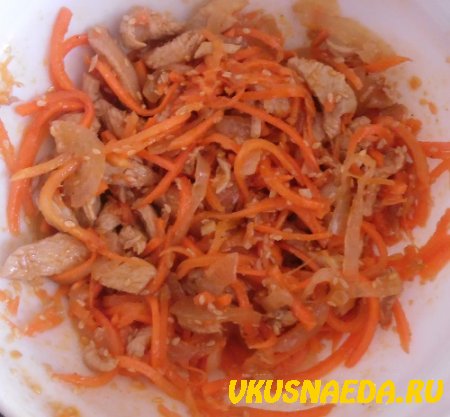 Хе из курицы по-корейски