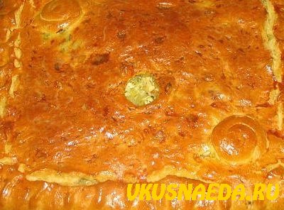 Курник сочный и вкусный по бабушкиному рецепту