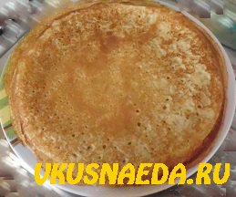 Вкусные блинчики на молоке