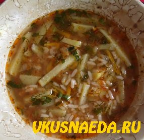 Суп харчо из говядины с рисом
