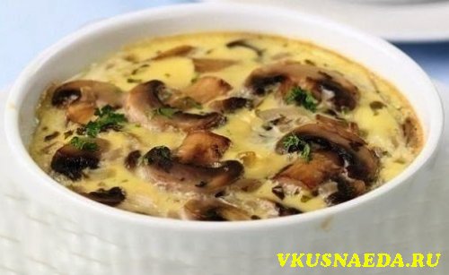 Жульен из шампиньонов