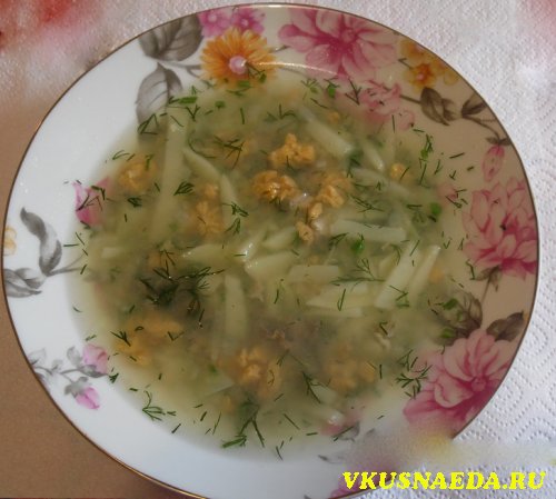 УХА из речной рыбы карпа с икрой