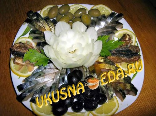 Оформление нарезки на фуршетный и праздничный стол