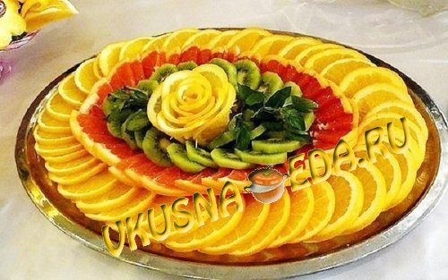 Оформление нарезки на фуршетный и праздничный стол