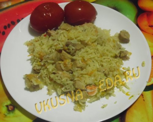 Рецепт плова из свинины с рисом