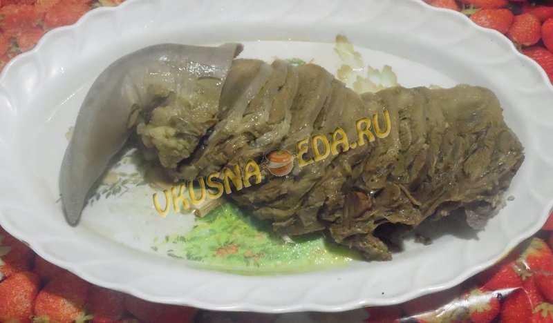 Как варить говяжий язык способ приготовления