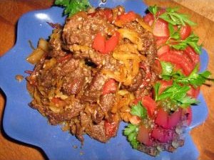 Мясо по-японски