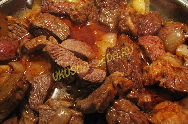 Гуляш из говядины