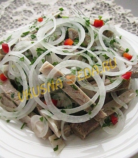 Деревенский свадебный салат