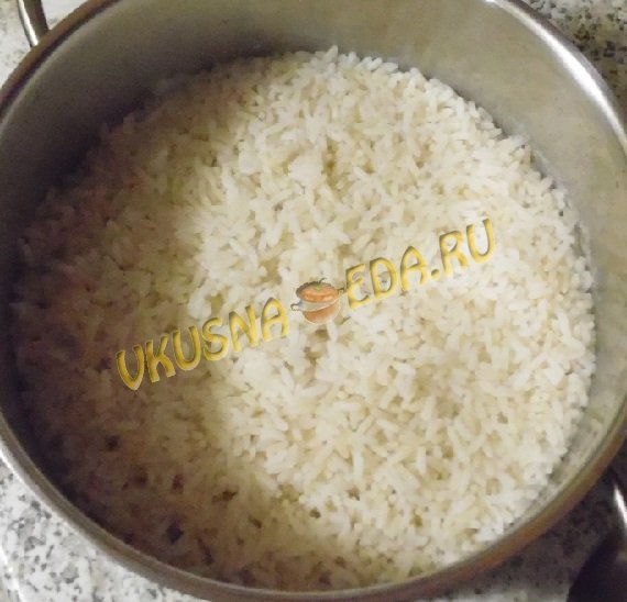 Как варить рис рассыпчатым