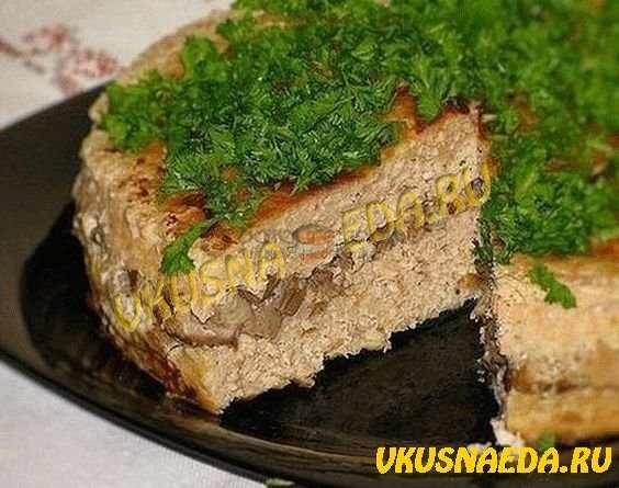 Куриный закусочный вкусный тортик