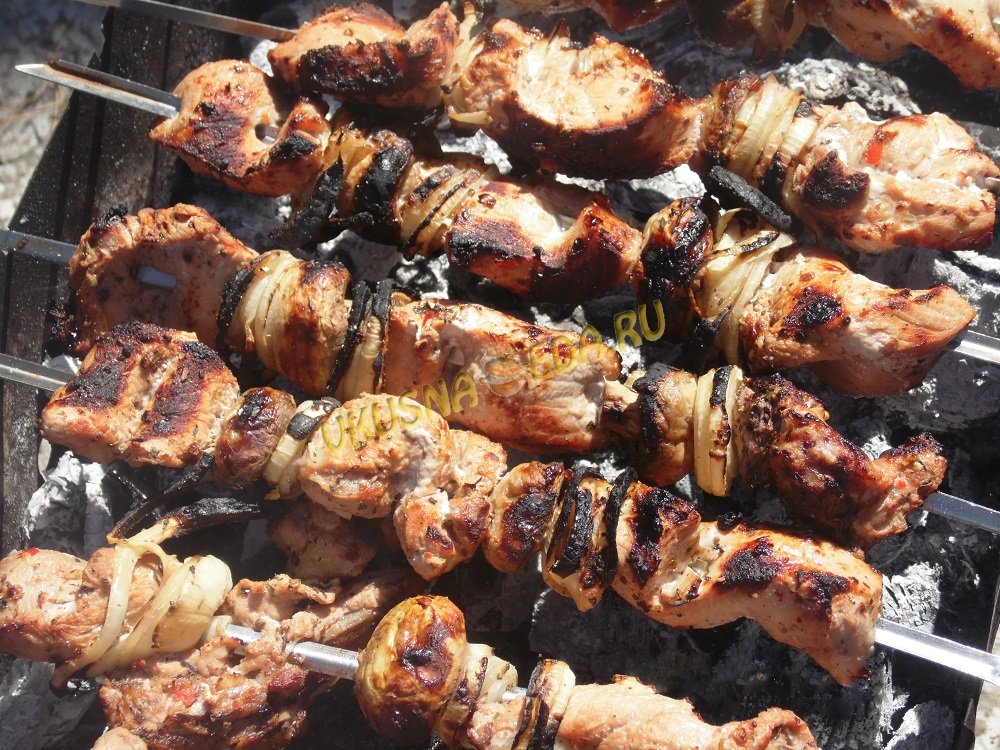 Шашлык из свинины вкусные маринады