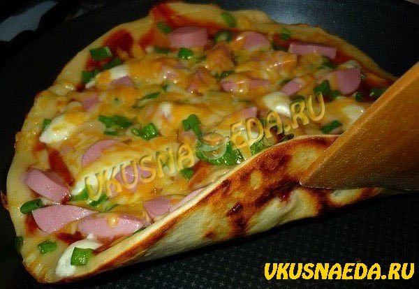 Пицца нa сковороде за 10 минyт