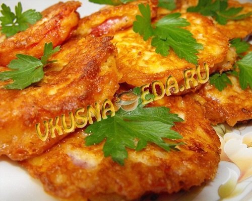 Помидоры в кляре из сыра