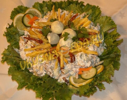 Салат Гнездо Глухаря